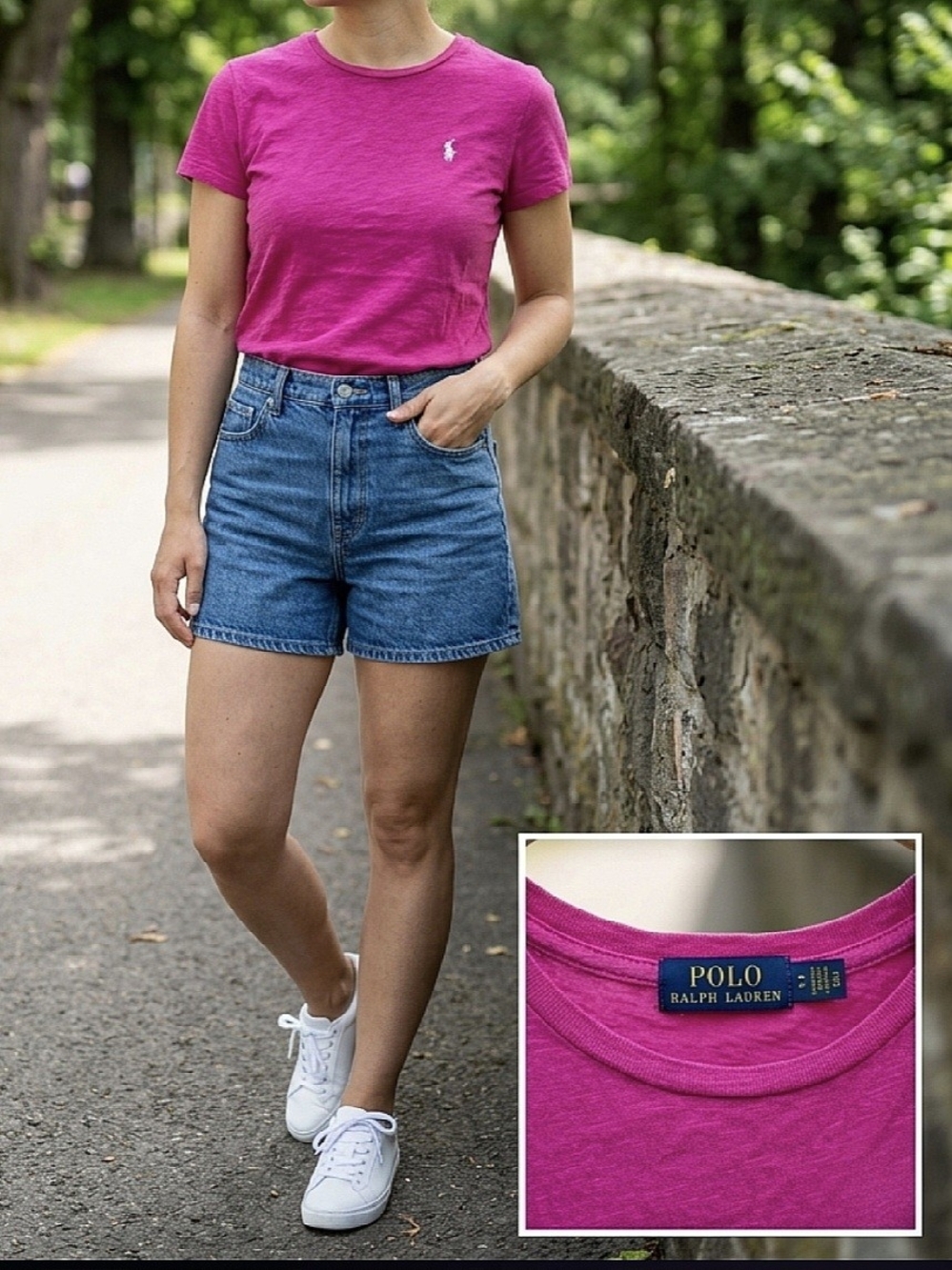 Ralph Lauren Hot Pink Short Sleeve Crew Tee